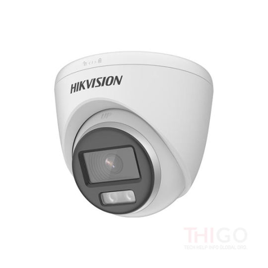 Hikvision DS-2CE78D0T-LXTS 2MP Two Way Audio & Siren Fixed Turret Camera